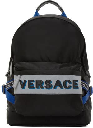 blue and black versace backpack|sephora versace backpack.